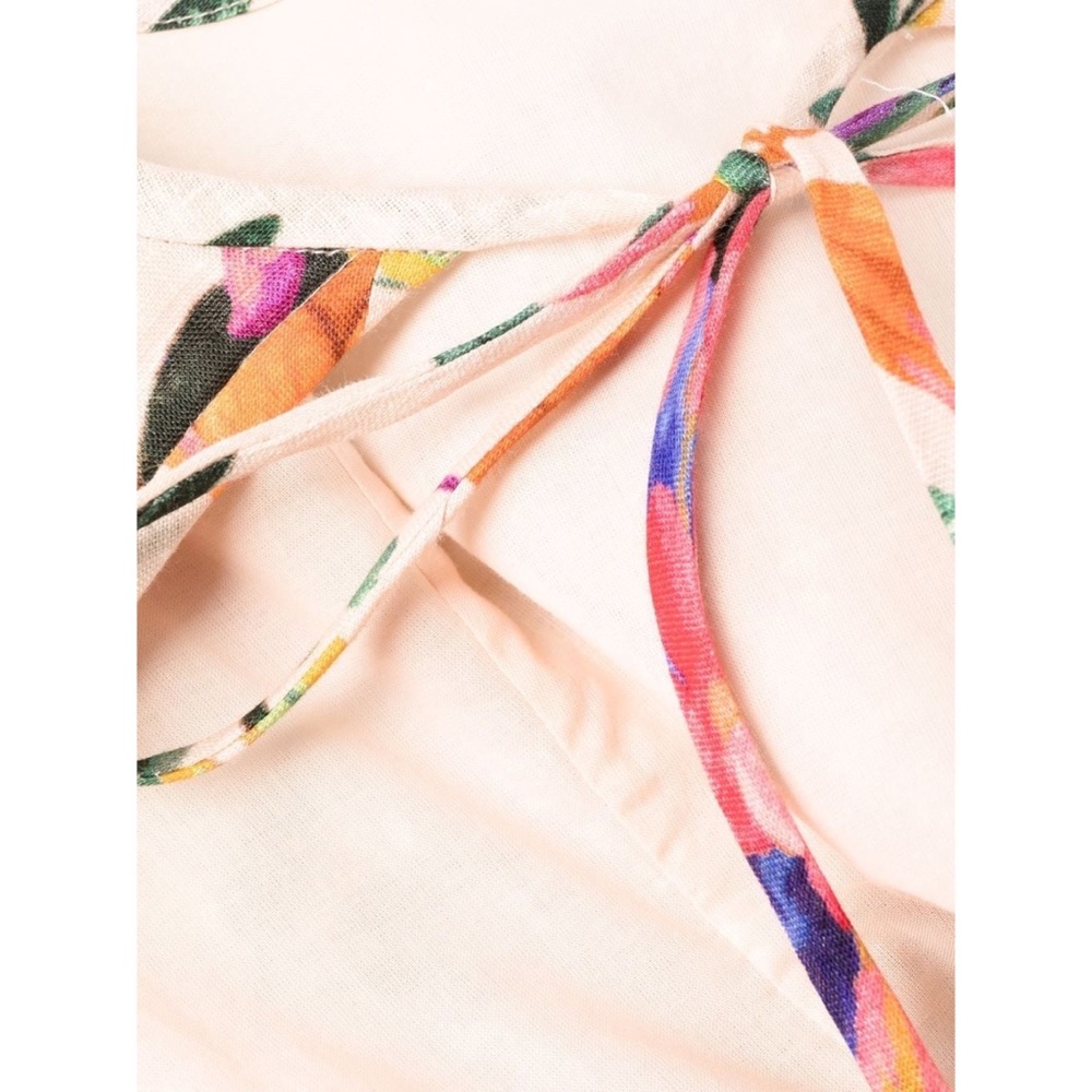 Zimmermann Tropicana Cutout Floral Midi Dress - Picture 4 of 14